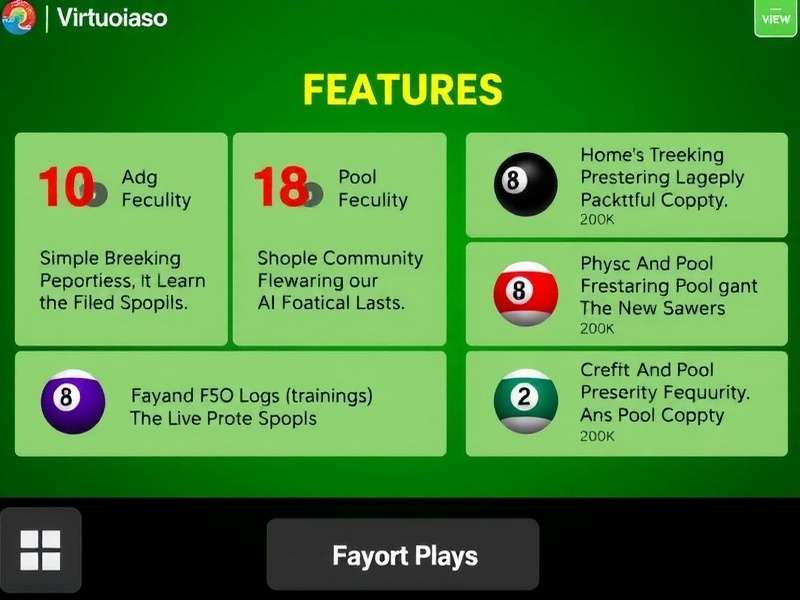 Connect with other players Pool Community Features